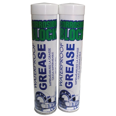 Corrosion Block Waterproof Grease- 3oz Cartridges-Non-Hazmat, Non-Flammable-Non-Toxic 25003